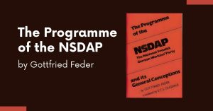 nsdap programme