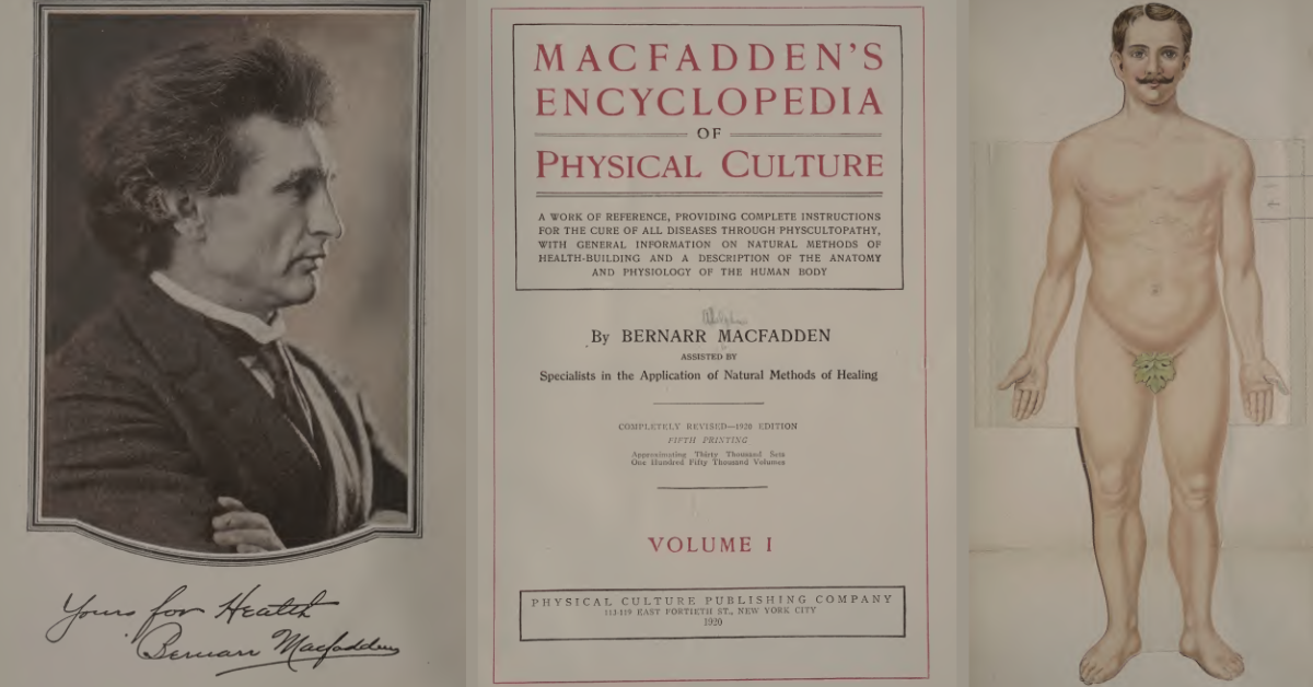 MacFadden's Encyclopedia of Physical Culture by Bernarr MacFadden online ebook cover
