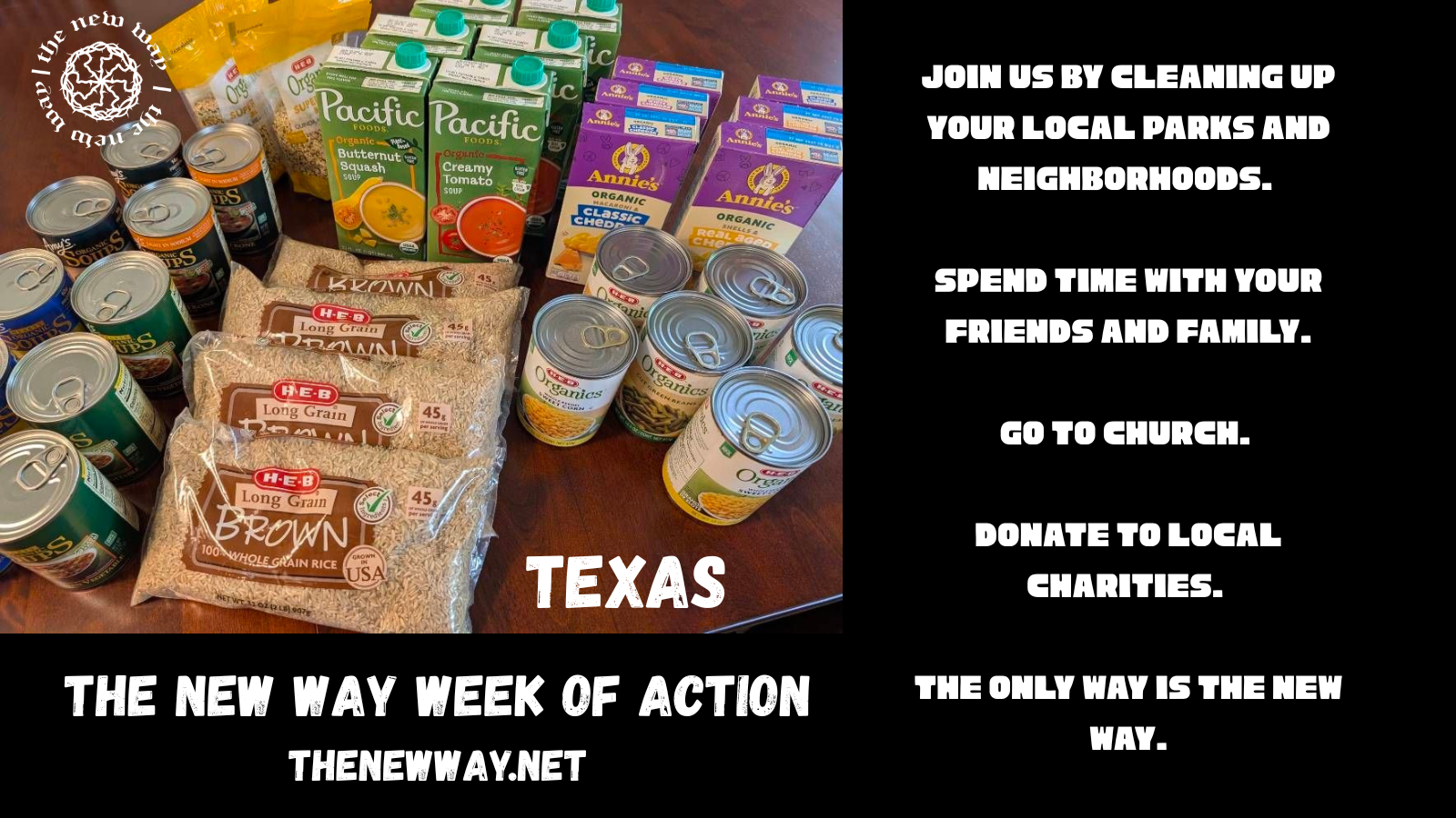 the new way week of action texas